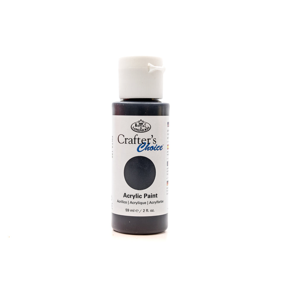 Crafters Choice Acrylic Paint Black 59ml