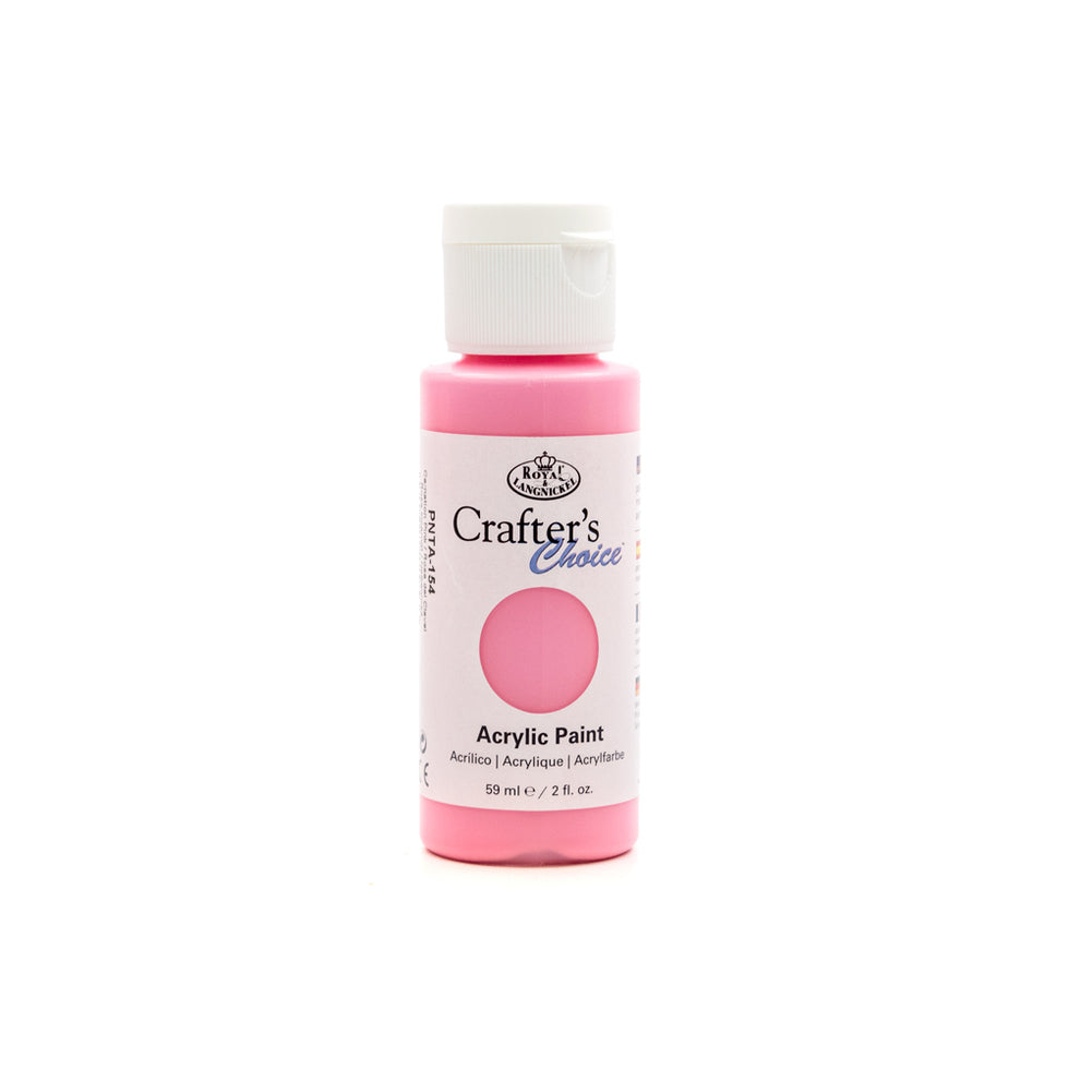 Crafters Choice Acrylic Paint Carnation Pink 59ml