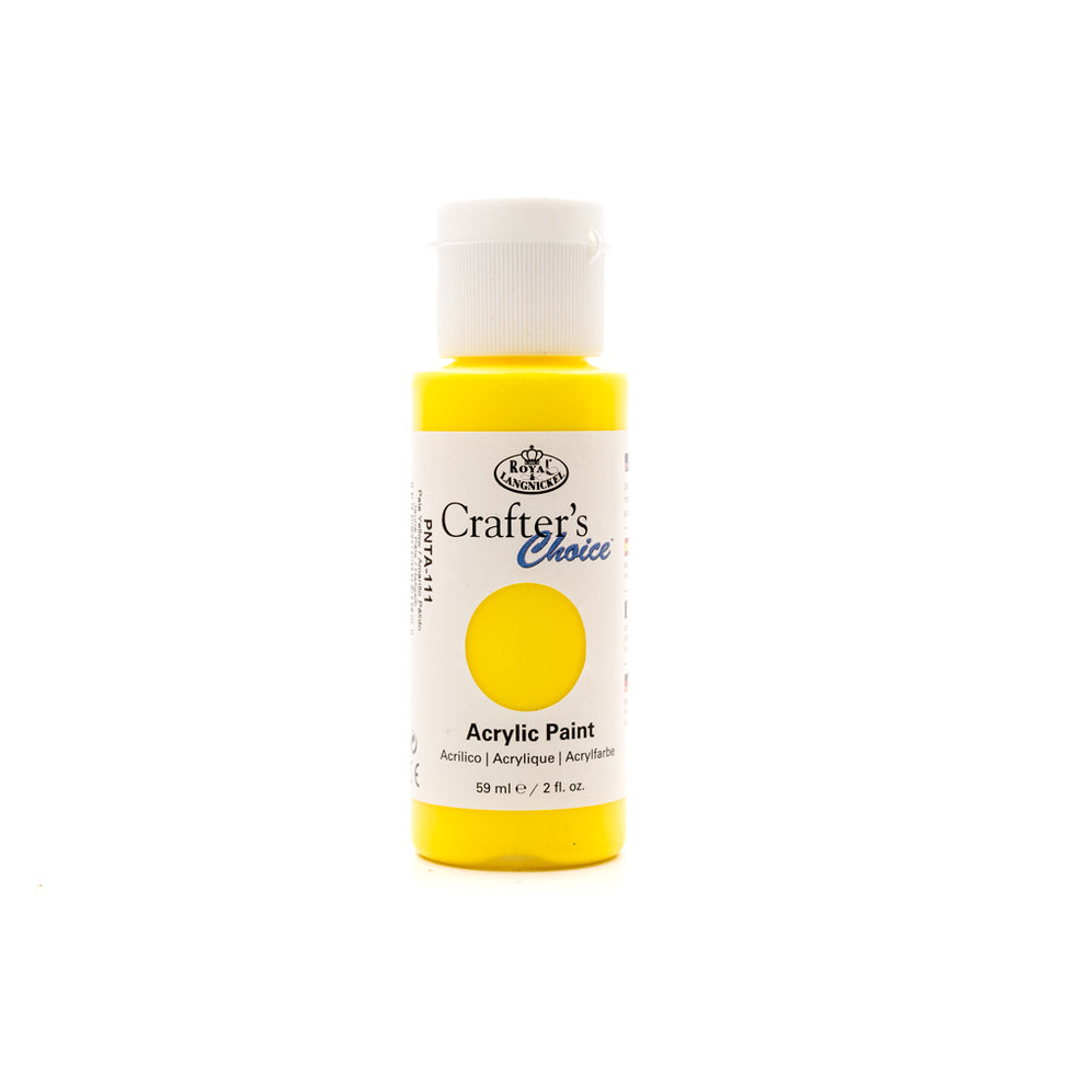 Crafters Choice Acrylic Paint Pale Yellow 59ml