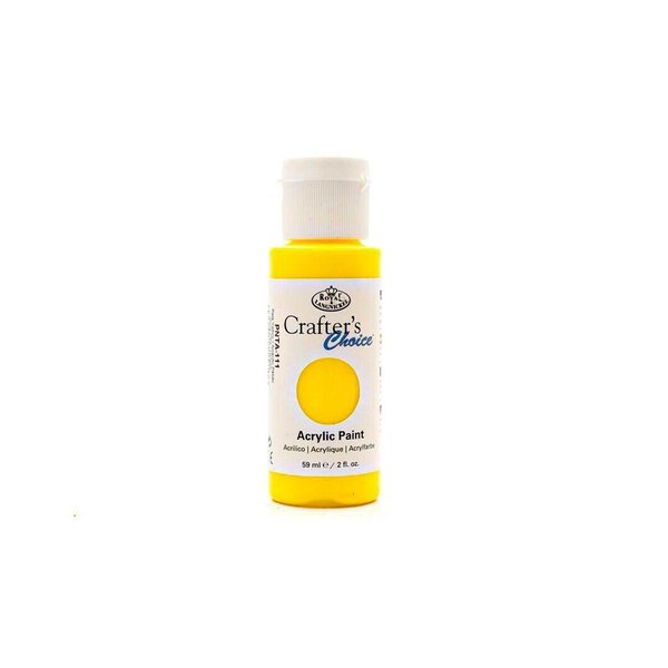 Crafters Choice Acrylic Paint Lemon Yellow 59ml