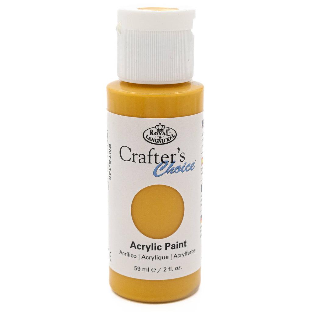 Crafters Choice Acrylic Paint Yellow Ochre 59ml