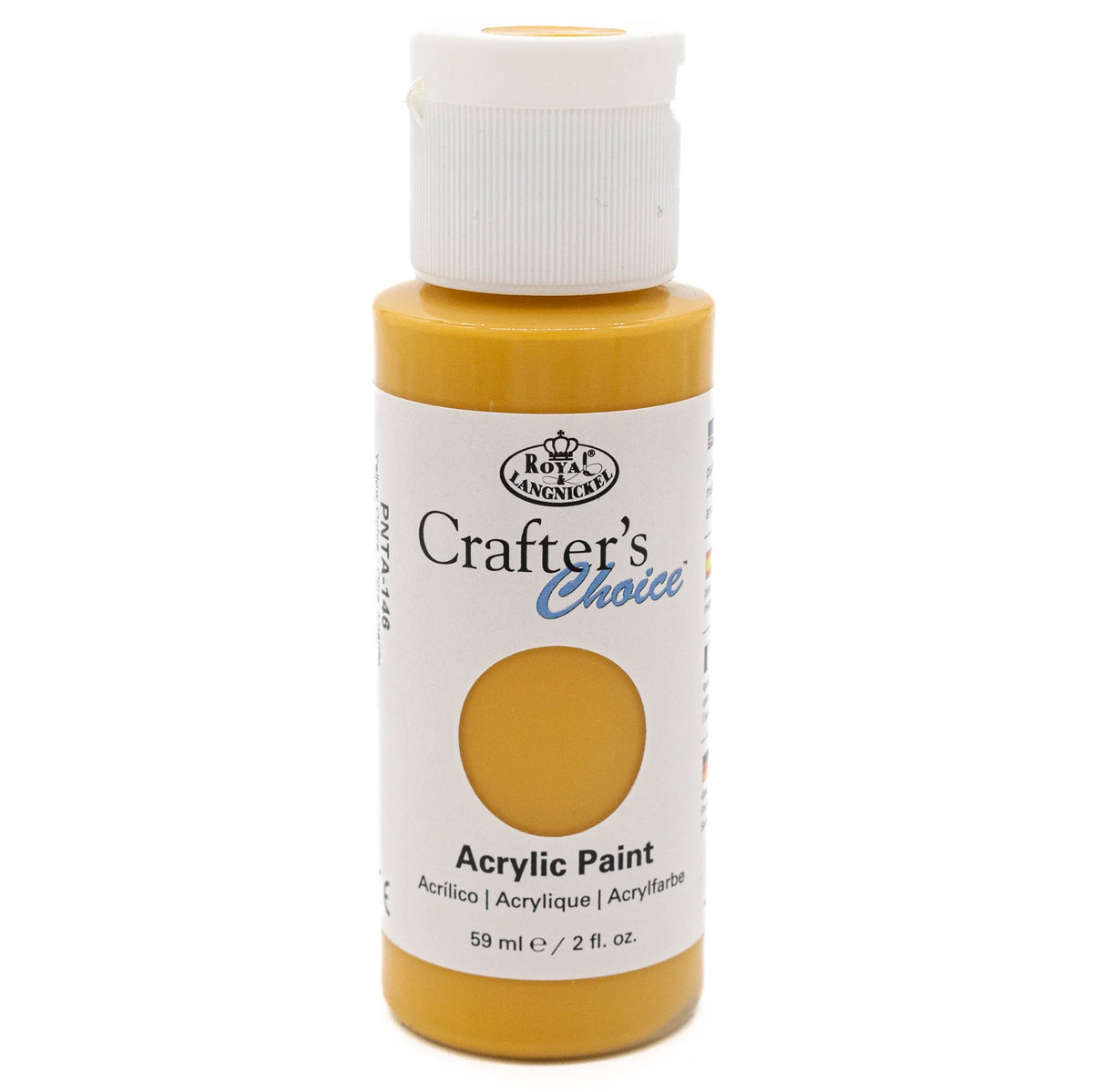 Crafters Choice Acrylic Paint Yellow Ochre 59ml