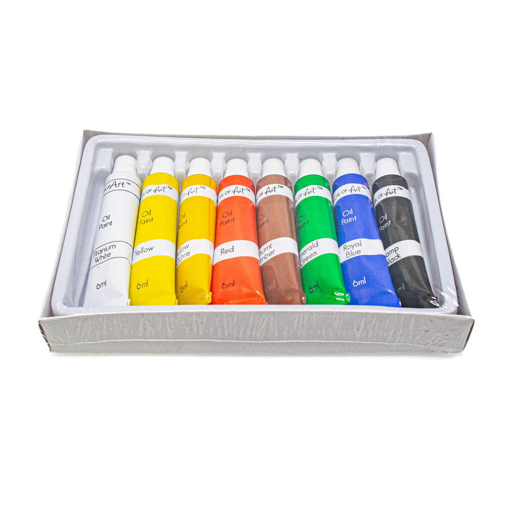 Paint Set Oil 6ml Tubes x 8