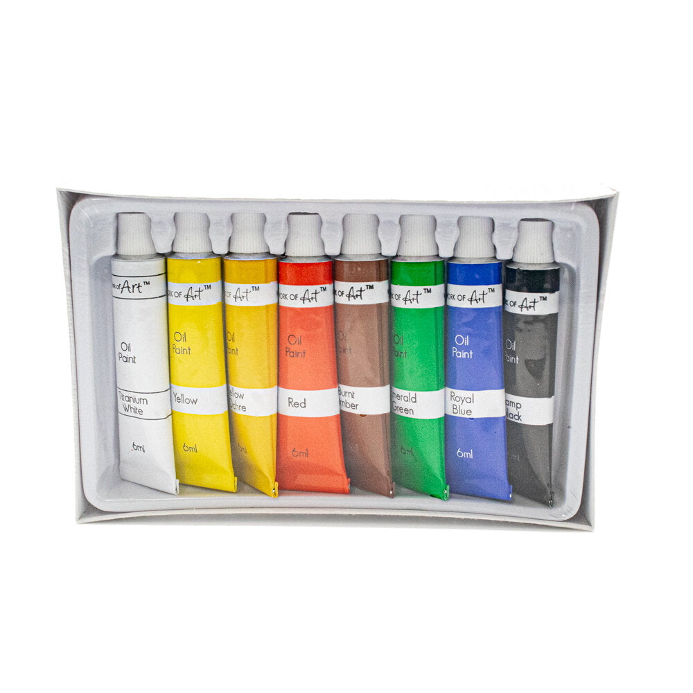 Paint Set Oil 6ml Tubes x 8