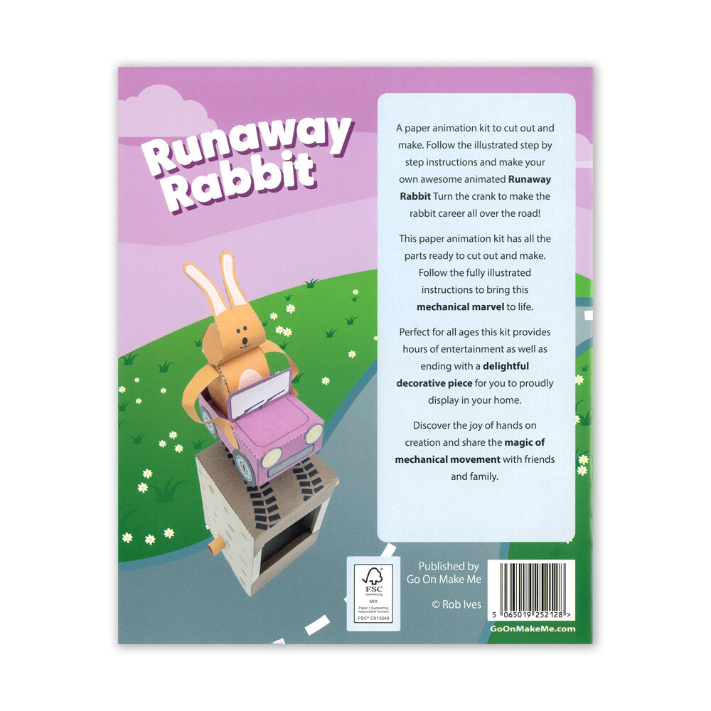 Paper Animation Kit Runaway Rabbit