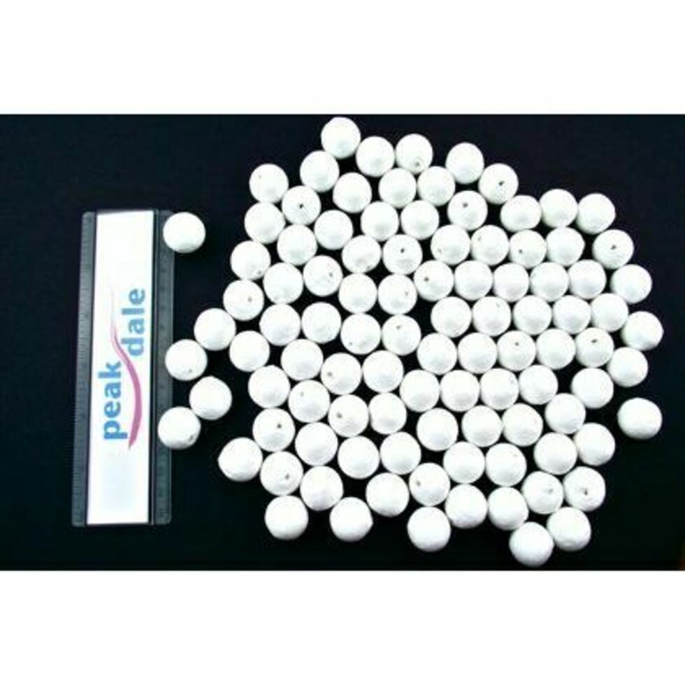 Paper Balls White 20 mm Pack of 100