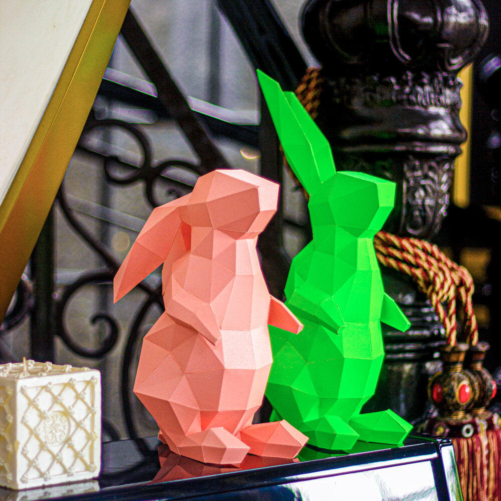 Papercraft World 2 bunnies