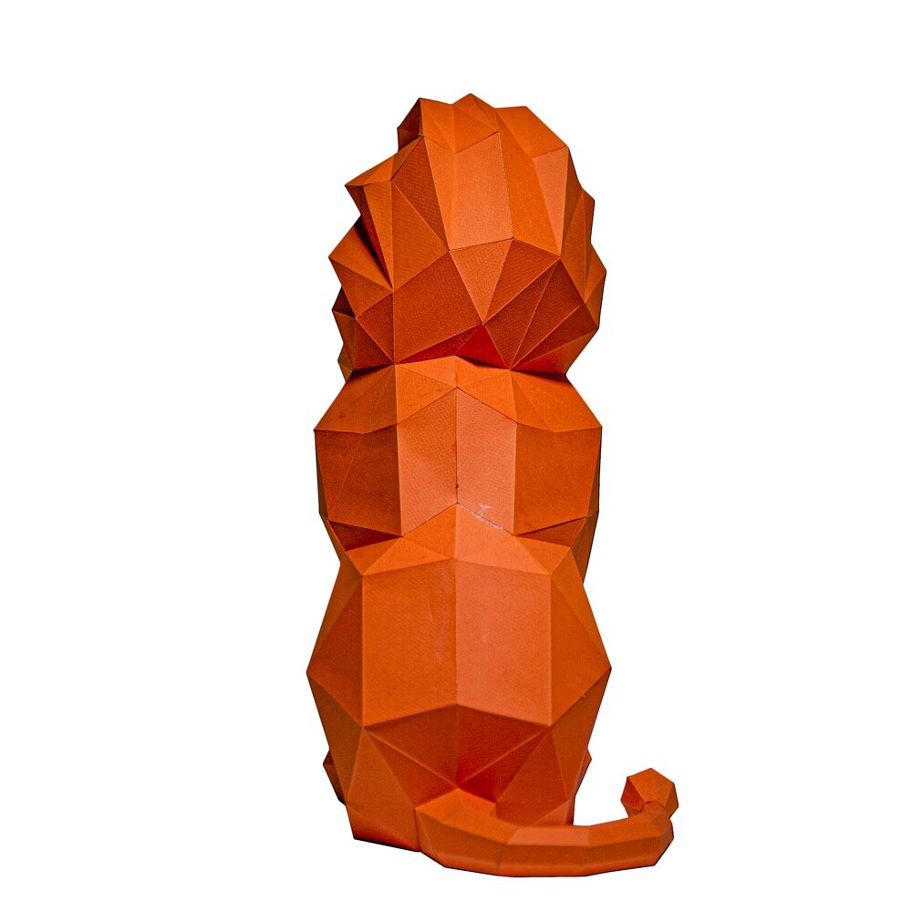 Papercraft World Sitting Lion
