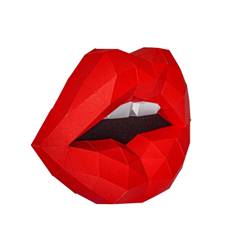Papercraft World Lips Wallhanging