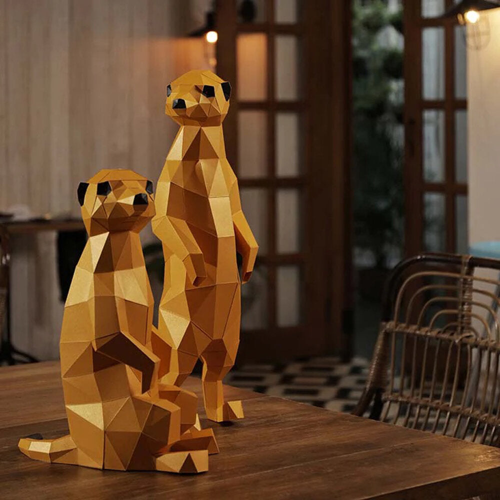 Papercraft World 2 Meerkats