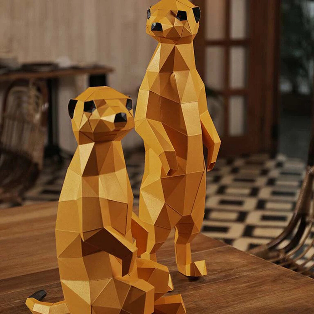 Papercraft World 2 Meerkats