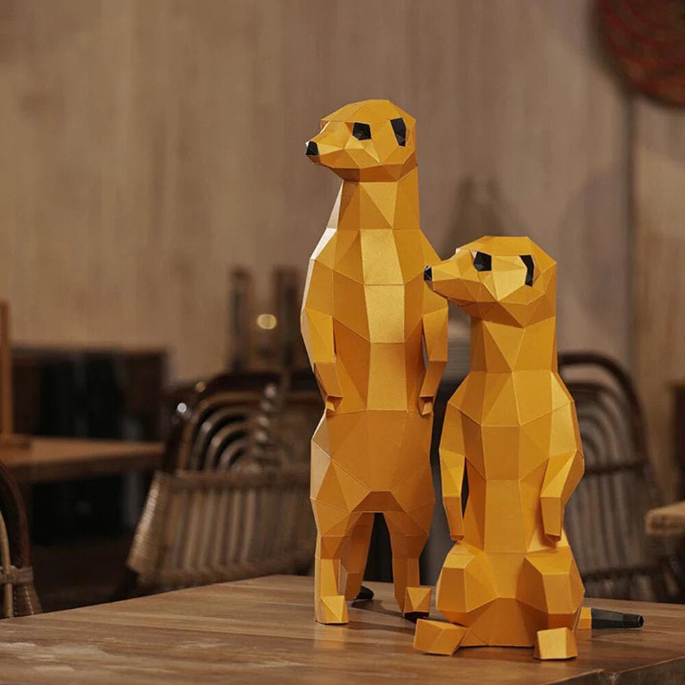 Papercraft World 2 Meerkats
