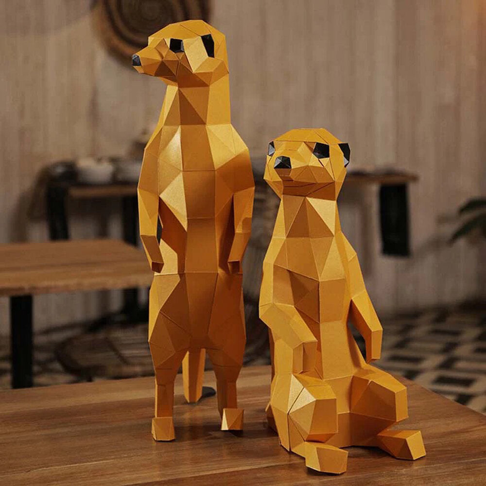 Papercraft World 2 Meerkats