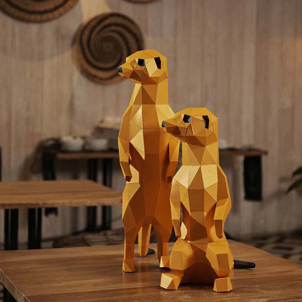 Papercraft World 2 Meerkats
