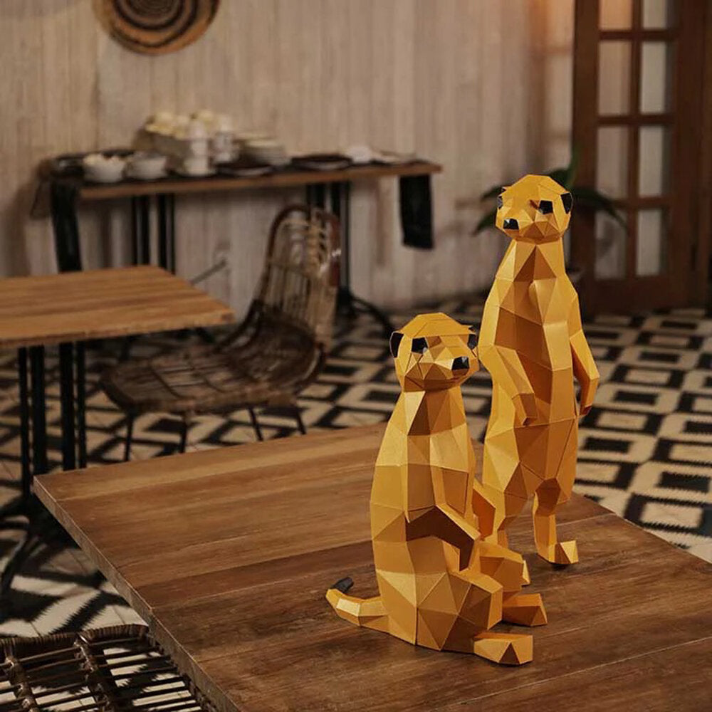 Papercraft World 2 Meerkats
