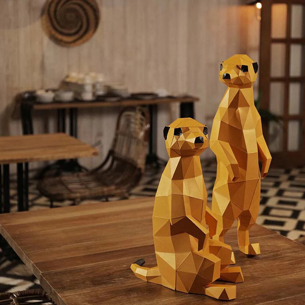 Papercraft World 2 Meerkats