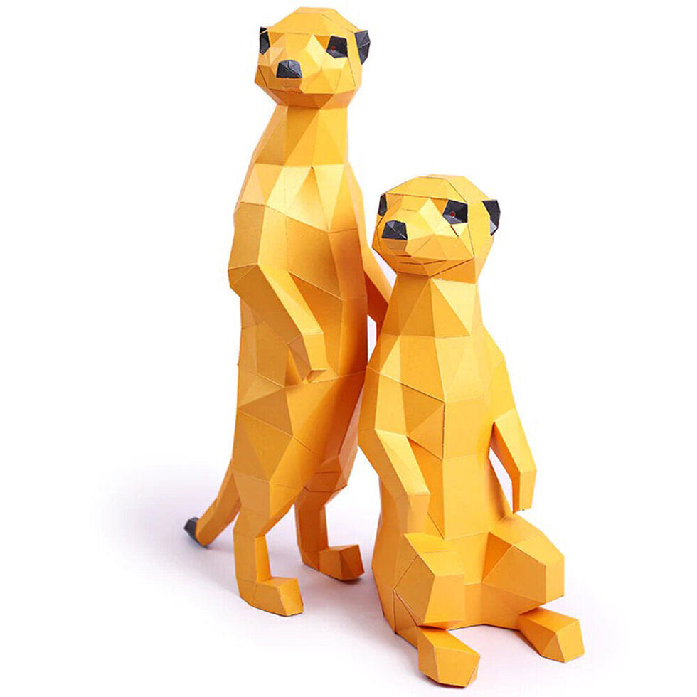 Papercraft World 2 Meerkats