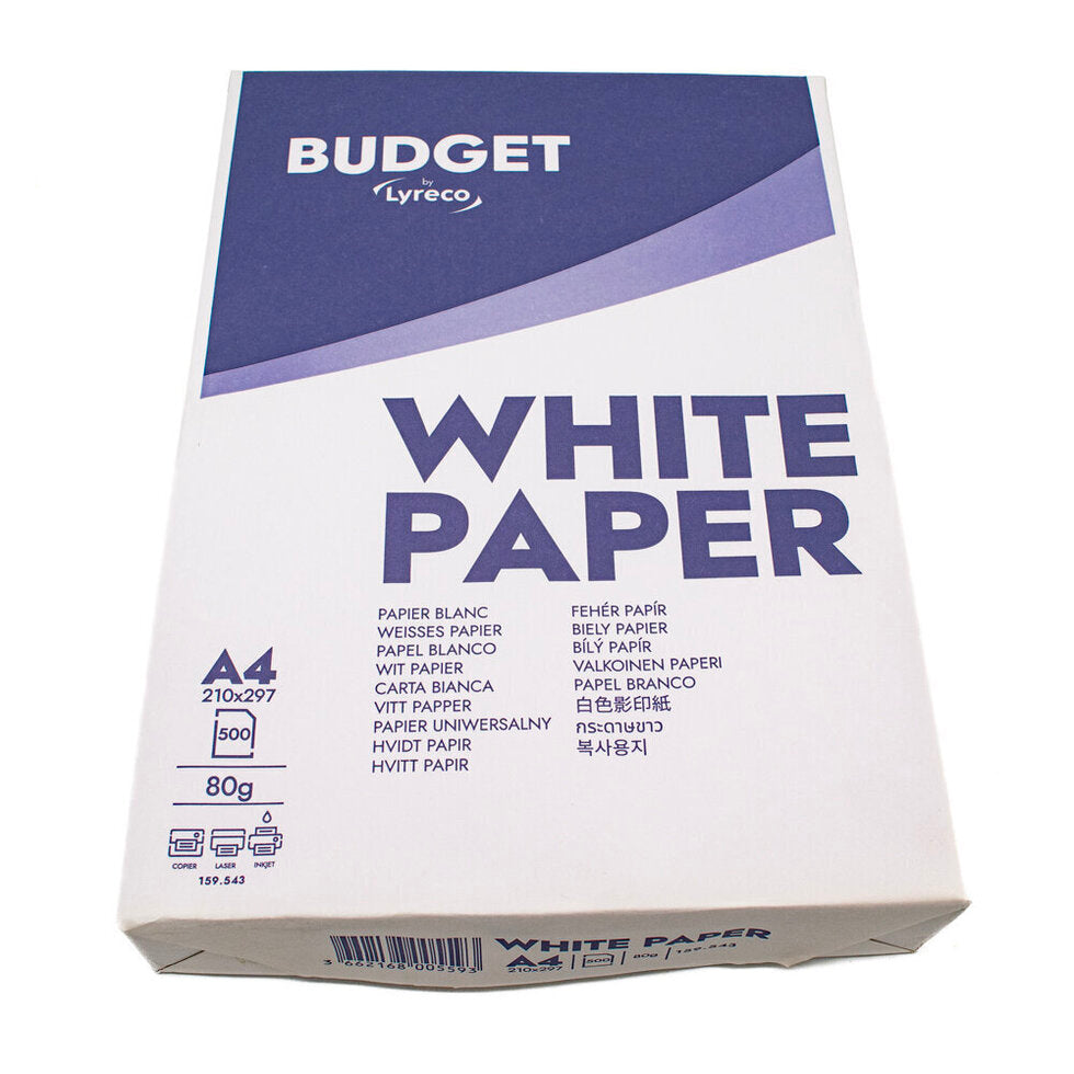 Paper A4 White 80gsm Pack 500