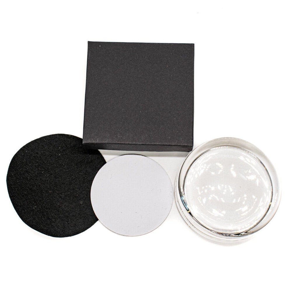 Paperweight Glass Large Round 88mm