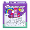 Kids Colouring Canvas ENCHANTED CASTLE