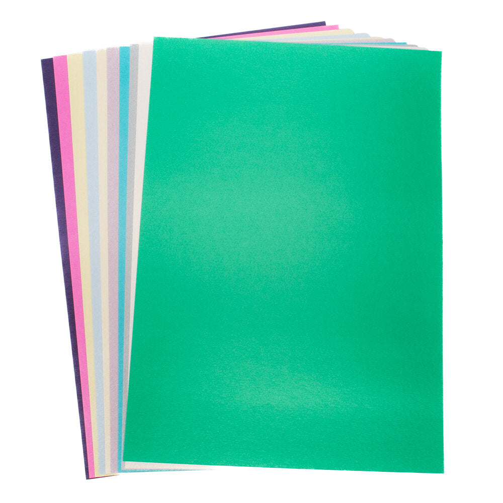 Cardstock A4 Pearl Assorted Pack of 10 (310gsm)