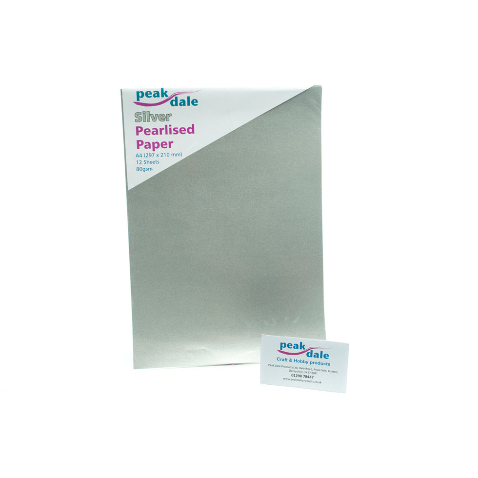 Centura Pearl Paper A4 Silver Pack of 12