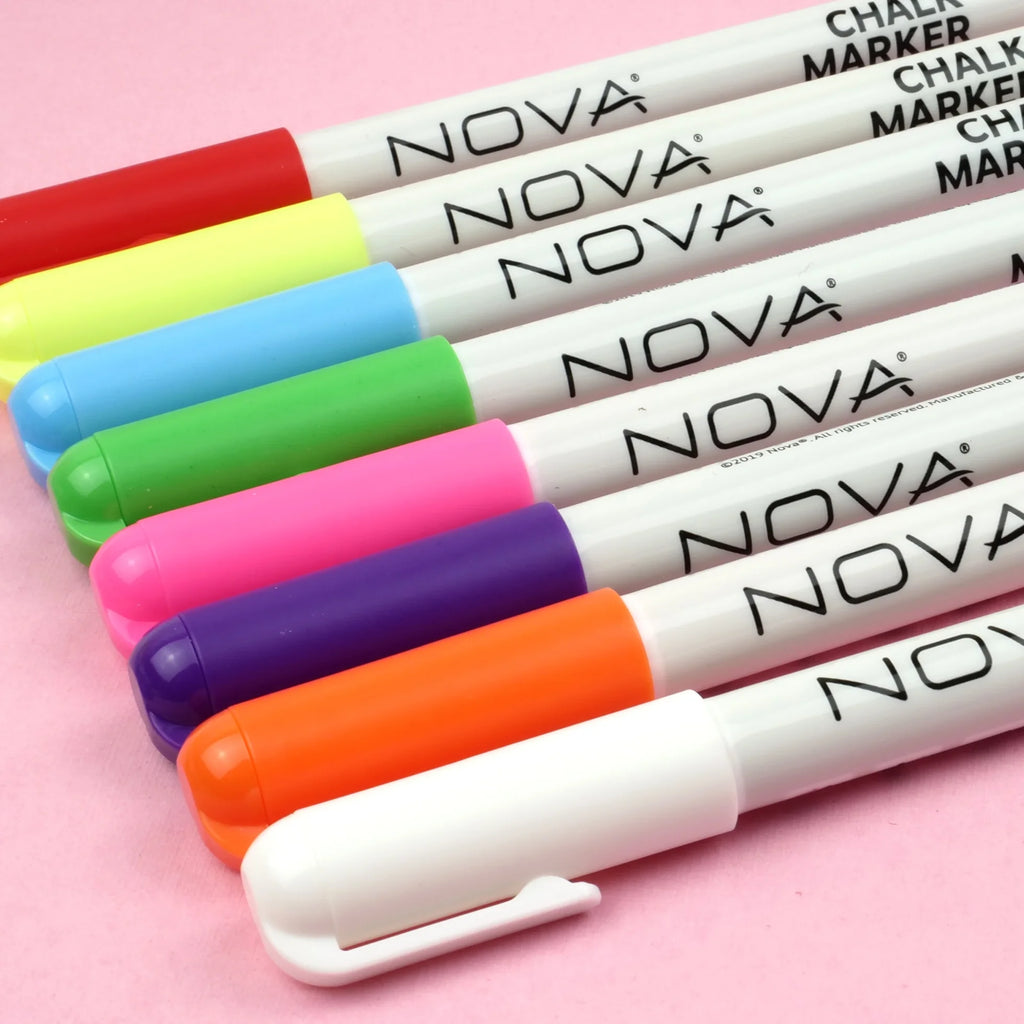 Nova Chalk Markers Pack of 8