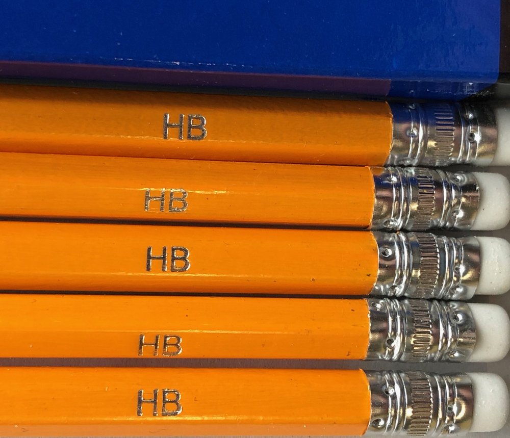 Wooden Pencil HB with Eraser 15 Pack