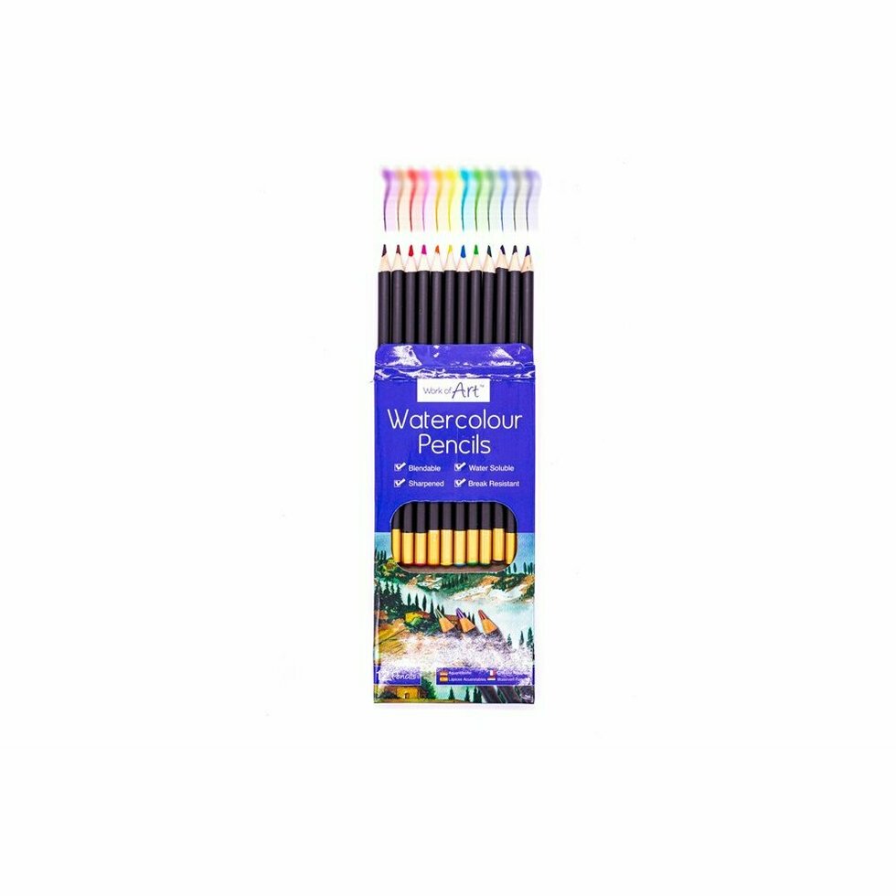 Water Colour Pencils 12 Pack