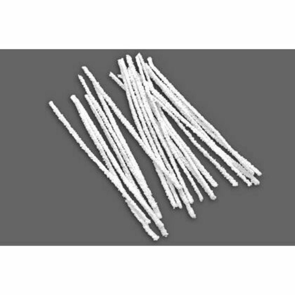 Pipecleaners 15cm White Pack of 20