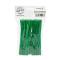 Acrylic Pipecleaners 15cm Green pack 100