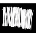 Acrylic Pipecleaners 15cm White Pack 100