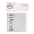 Place Setting Cards White Pack of 20