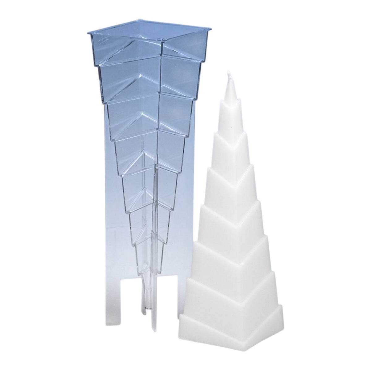 PM32 Candle Mould Stepped Pyramid 220mm High