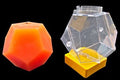 PM6 Candle Mould Polygon with Base