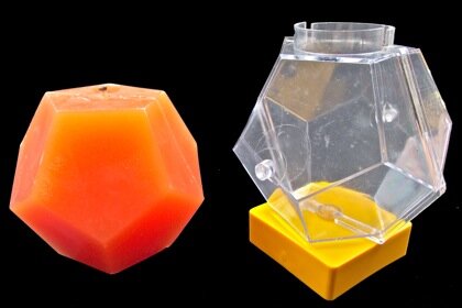 PM6 Candle Mould Polygon with Base
