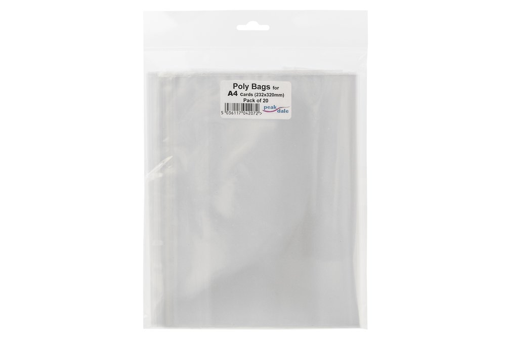 Poly Bag fit A4 Pack of 250