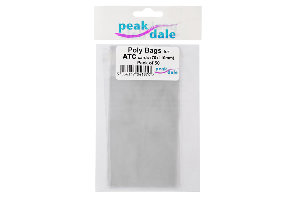 Poly Bag fit ATC 70x110mm Pack of 50