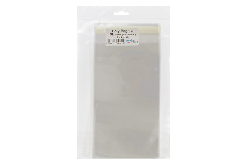 Poly Bag fit DL size 40 Pack