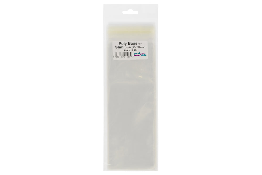 Poly Bag fit Slim size 40 Pack