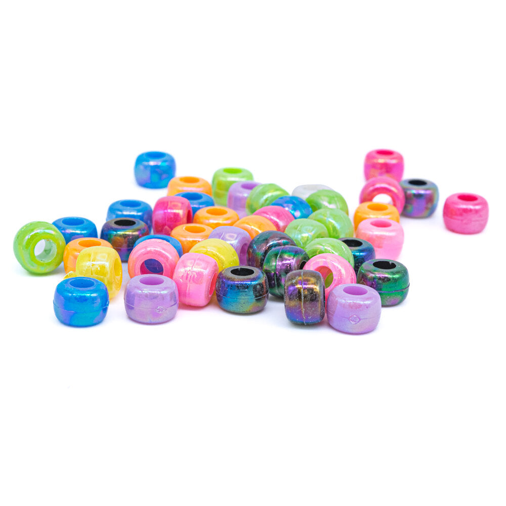 Beads Pony Pearl Assorted Pack of 200
