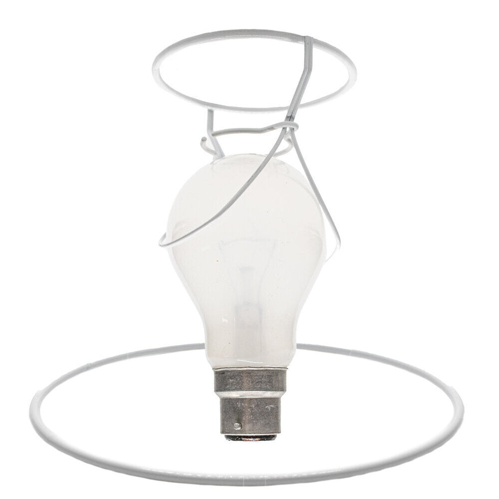 Candle Lampshade Bulb Clip Ring Set 14cm (5.5")