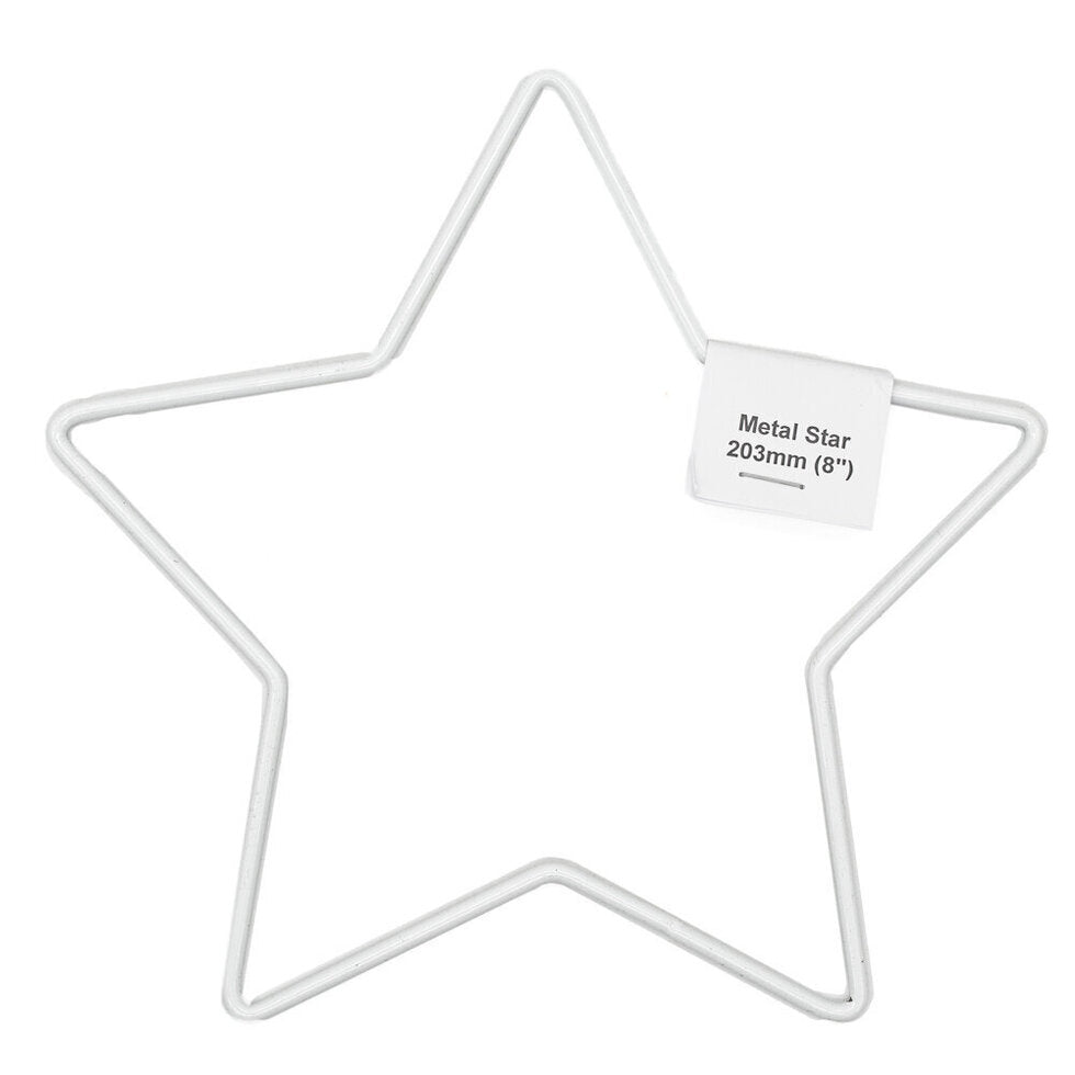 Metal Star White Coated 203mm (8")