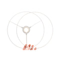 Metal Ring Lampshade Set Poly Coated 30cm