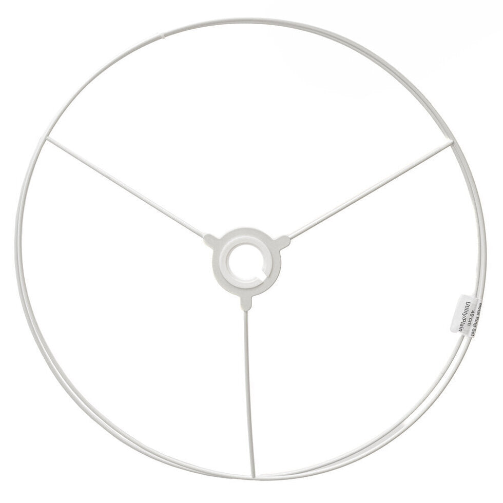 Metal Ring Lampshade Set Poly Coated 40cm