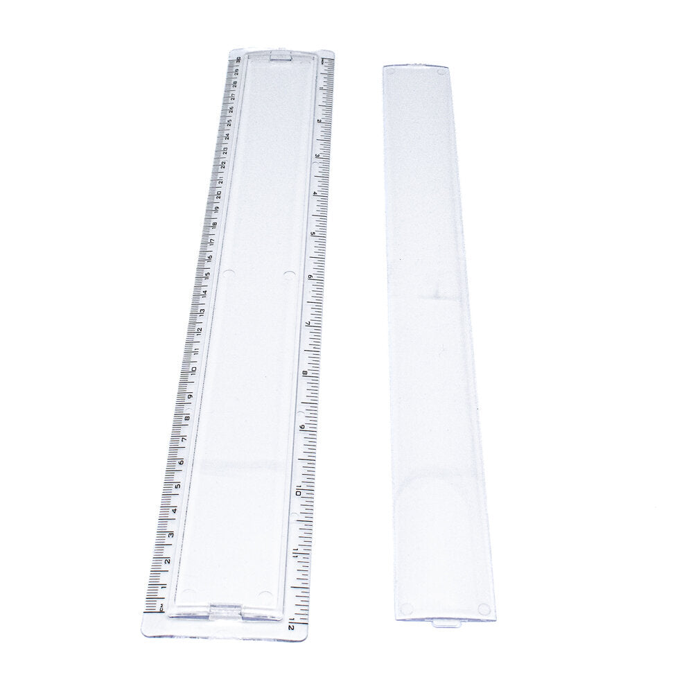Plastic Ruler with Insert for Photograph 30cm