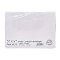 Cards Singlefold 50 PACK 5 x 7 White