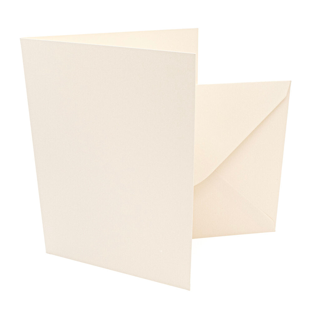 Cards Singlefold A5 Cream Pack of 10