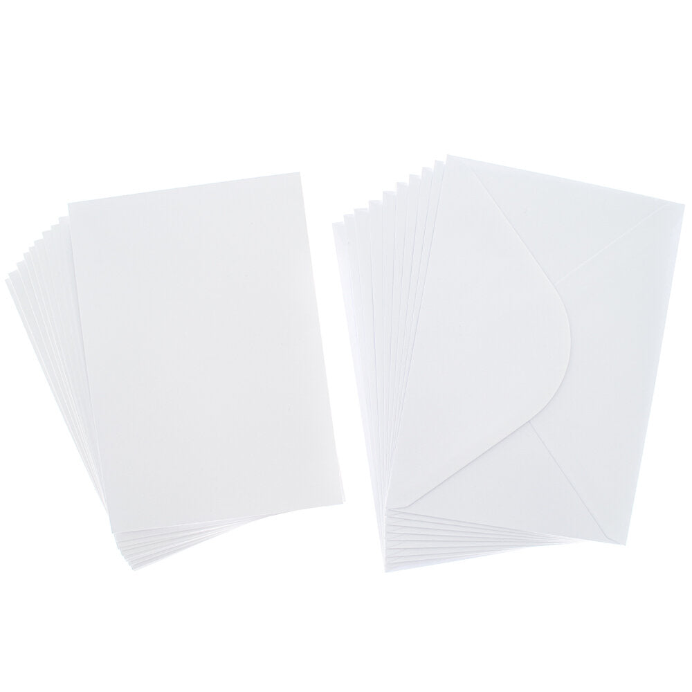 Cards Singlefold A5 White Pack of 10