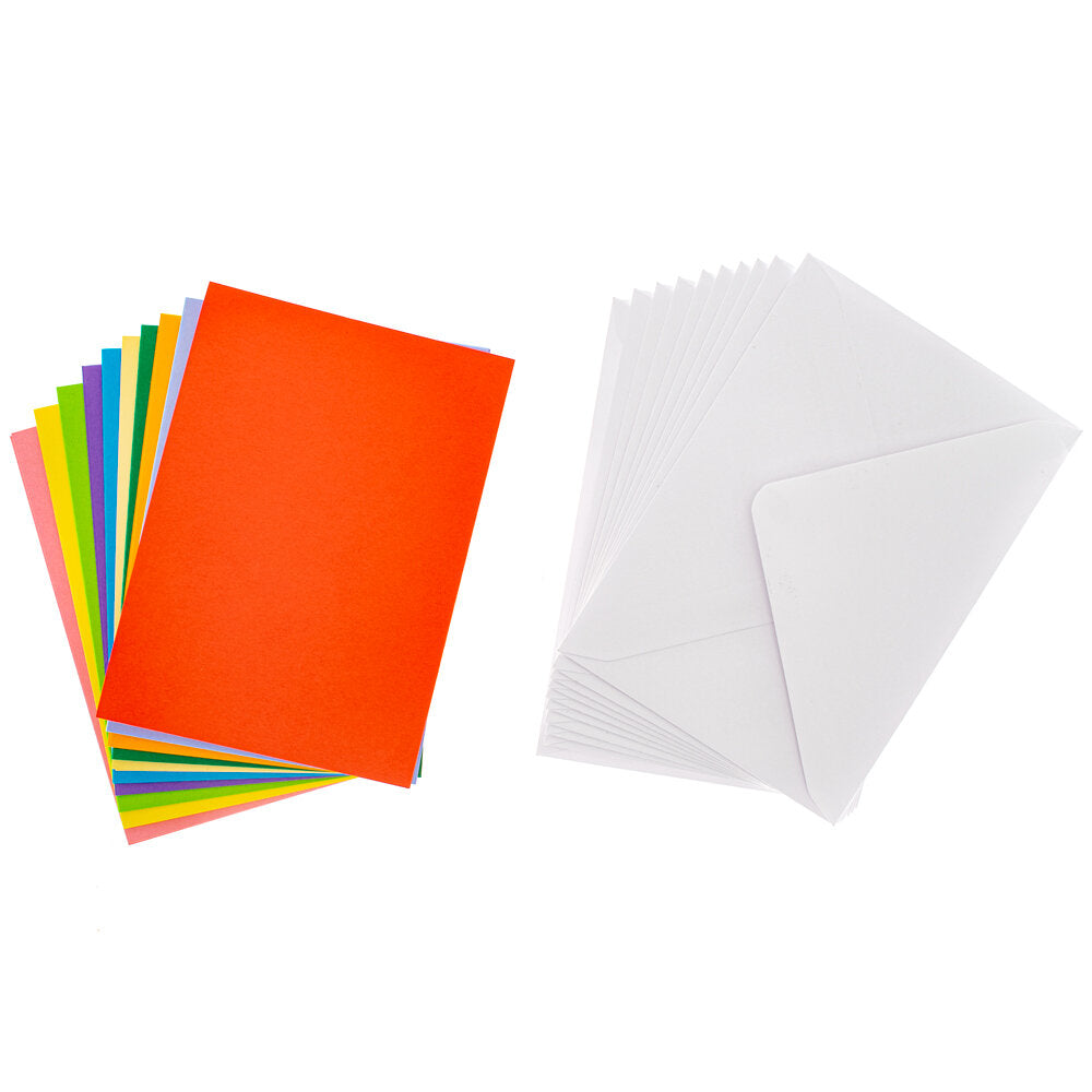 Cards Singlefold A6 Assorted Pack of 10